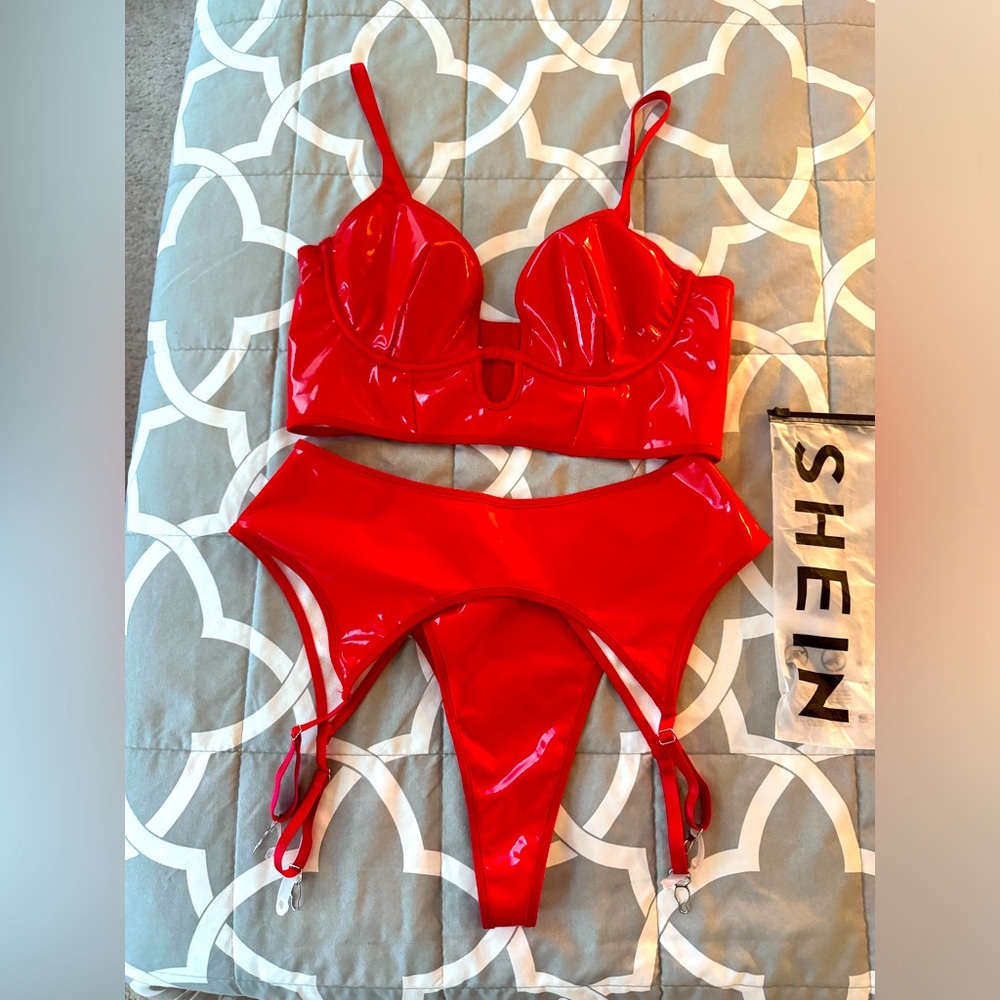 Red lingerie